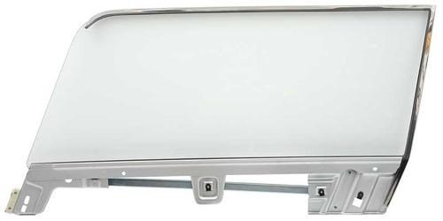21410CLCK Door Glass Assembly 1964-66 Mustang; Convertible; Clear Glass; Drivers Side