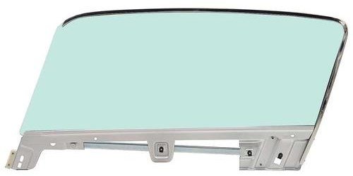 21410ELTK Door Glass Assembly 1967-68 Mustang Fastback; Tinted Glass; Drivers Side