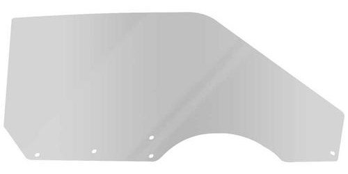 21410LRS Door Glass; 1970 Ford Mustang/Mercury Cougar; Hardtop/Convertible; Glue-In Style; RH; Smoke Gray