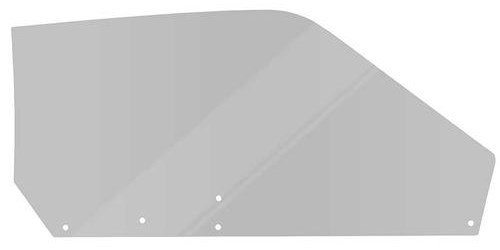 21410QLS Door Glass; 1971-73 Mustang; Fastback; Power/Manual; LH; Smoke Gray