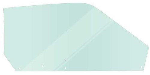 21410QLT Door Glass; 1971-73 Mustang Fastback; Tinted; Power, Manual; Drivers Side