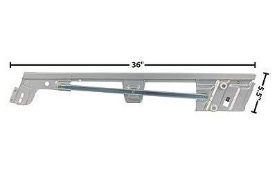 21458A Door Glass Channel And Retainer Assembly 1967-1968 Mustang, Cougar; Passenger Side