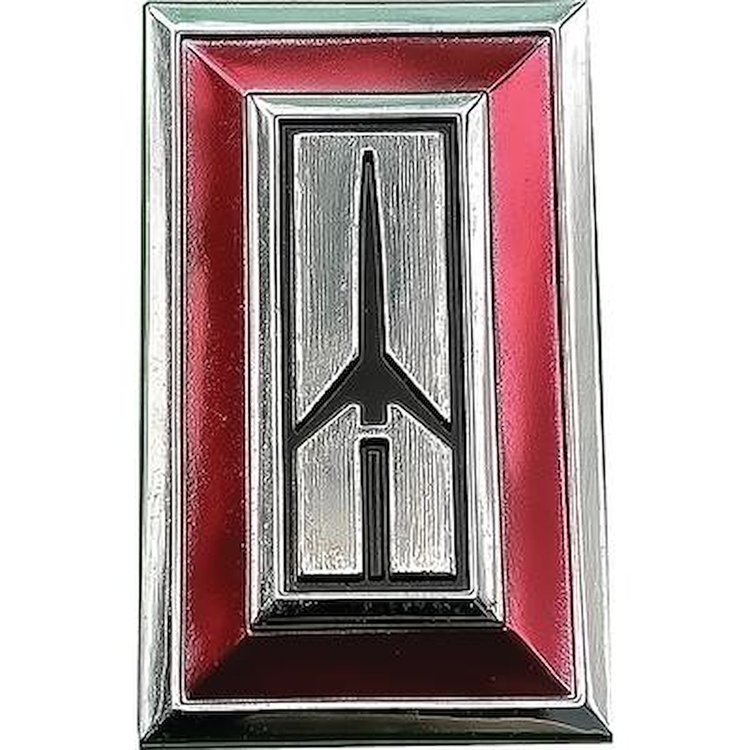22506872 1981-88 Oldsmobile, Rocket Outer Door Emblem, Self Adhesive