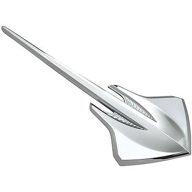 22797876 1953-18 Chevrolet Corvette, Retro Fender Emblem, Mako Shark, Each