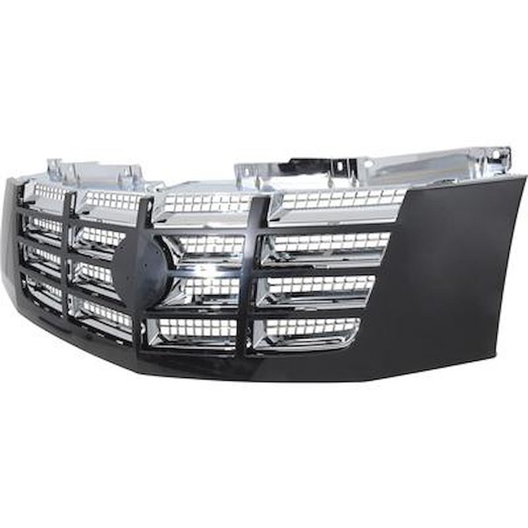 23190289 2007-14 Cadillac Escalade, Grill Assembly, Paintable Shell, Chrome Insert