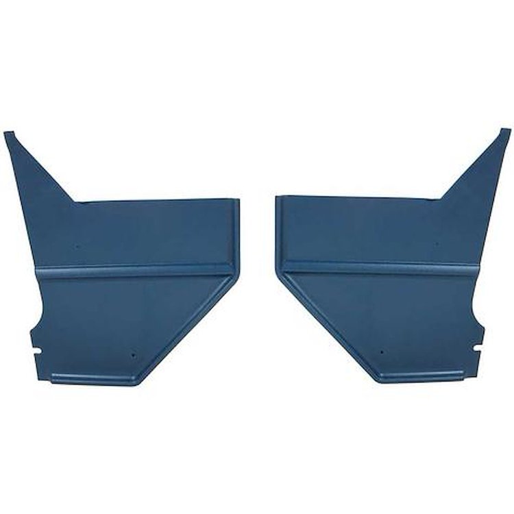 2340703 1967-68 Ford Mustang, Coupe/Fastback, Kick Panels, Light Blue/Medium Blue