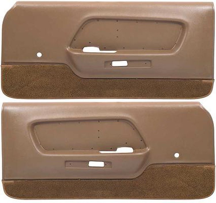 23942017 1970 Ford Mustang, Deluxe Door Panels, Ginger w/ Ginger Carpet;