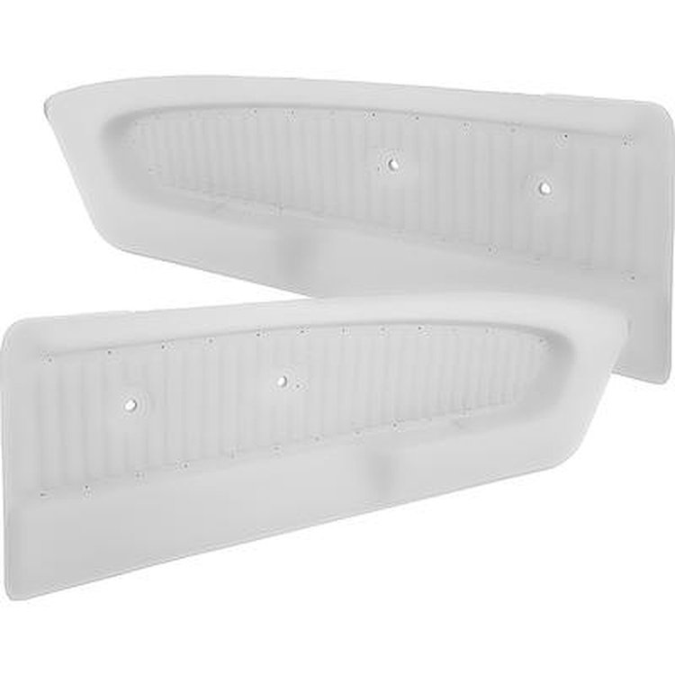 23942410 1965-66 Ford Mustang, Deluxe Pony Vinyl Door Panels, White