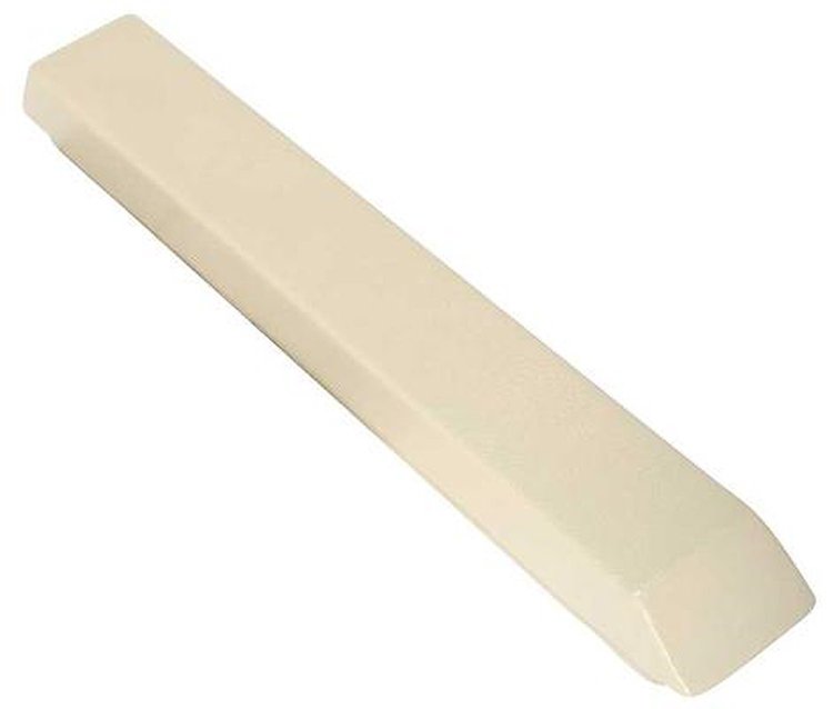 24100407 1966 Mustang, Standard Armrest Pad, Parchment