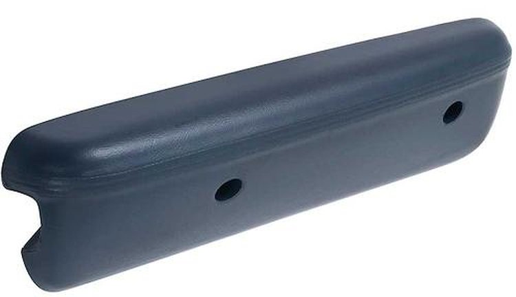 24100808 1968 Ford Mustang, Deluxe Armrest Pad, RH Passenger Side, Blue