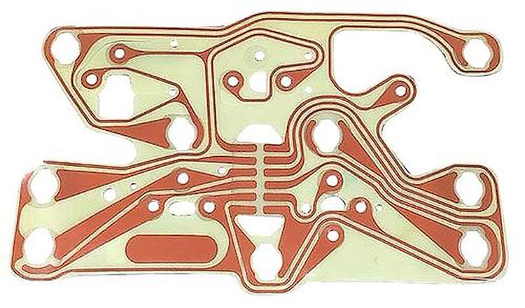 25015147 1977 Chevrolet Corvette, Printed Circuit Board, for Rally Gauge Dash Cluster