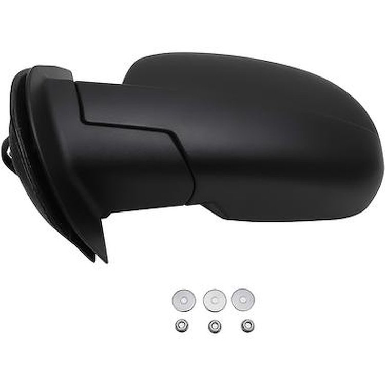 25775834 Heated Power Door Mirror; 2007-14 Chevrolet Silverado, GMC Sierra Pickup; Power Folding; Paint to Match; LH