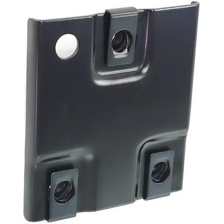 25996793 Front Bumper Impact Bar Anchor Plate Bracket; 2011-14 Silverado 2500HD, 3500