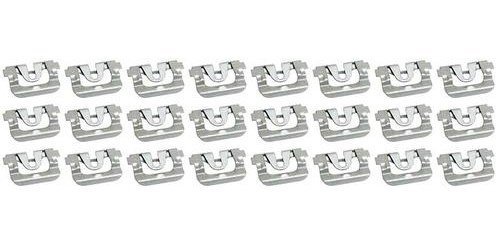 270206 1970-74 GM, Back Window Molding Clip, Stamped Steel, 24 pcs
