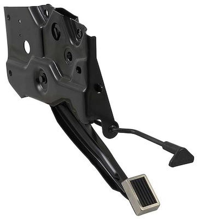 2780E Parking Brake Assembly-1971-73 Mustang, Cougar; Handle; Custom Pedal Pad