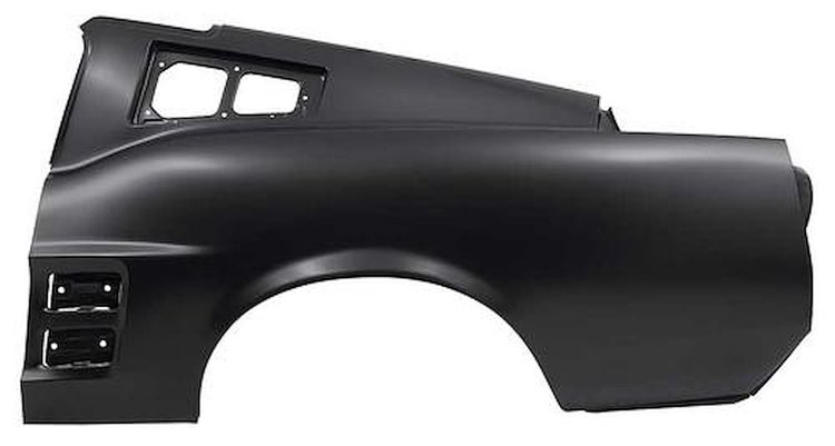 27840VR Full Quarter Panel 1967 Ford Mustang Fastback; Drivers Side; EDP Coated