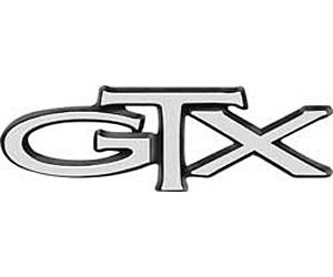 "GTX" Front Fender Emblem 1967 Plymouth GTX