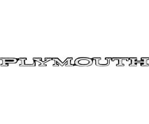 "Plymouth" Emblem 1968-1972 Plymouth