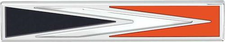 2840065 Arrow Rear Panel Emblem 1968 Dodge Charger; Each; Mopar Licensed