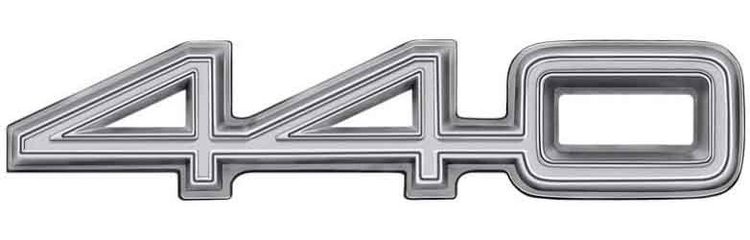 "440" Quarter Panel Emblem 1968 Dodge Coronet