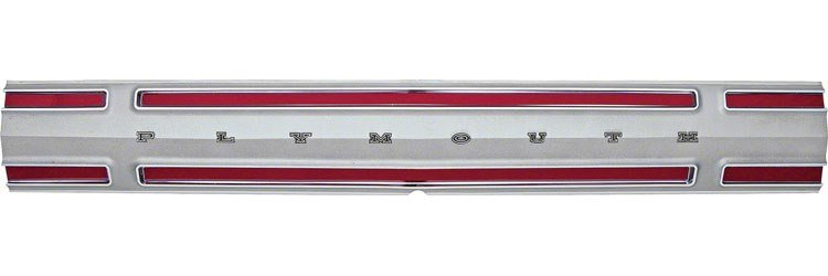 1968 Plymouth Sport Satellite Trunk Trim Panel - Die Cast