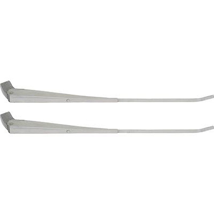 2857903 1967-70 Charger, Coronet, Road Runner, GTX, Windshield Wiper Arms, Satin Finish, 16", Pair