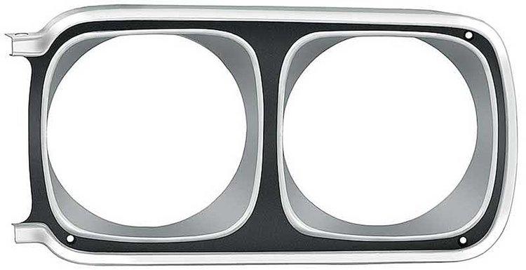 2898149 Headlamp Bezel-1969 Plymouth Sport Satellite, GTX; LH Driver Side