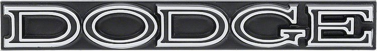2898335 Grill Emblem 1969 Dodge Coronet; DODGE Logo; Mopar Licensed