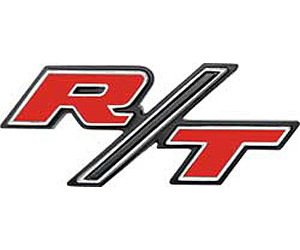 "R/T" Tail Panel Emblem 1969 Charger R/T