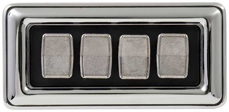 4-Button Power Window Switch 1969-1977 Mopar B-Body, C-Body, E-Body, F-Body, M-Body Models