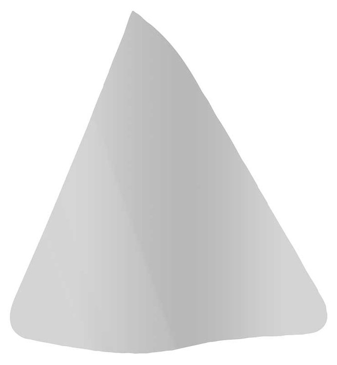 29710BRS Quarter Window Glass-1964-66 Mustang; Convertible; Smoke Gray Tint; RH