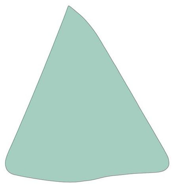 29710CRT Quarter Window Glass-1967-68 Mustang; Coupe; Light Green Tint; Passenger Side