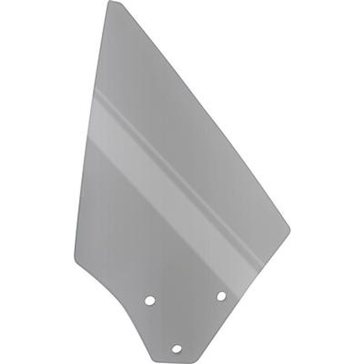 29710KRS Quarter Window Glass-1971-73 Mustang/Cougar; Convertible; Smoked Gray Tint; RH