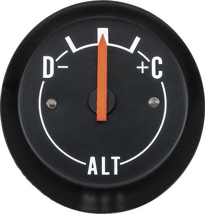 2984121 Ammeter Gauge 1970-74 Barracuda, Cuda, Challenger; Standard