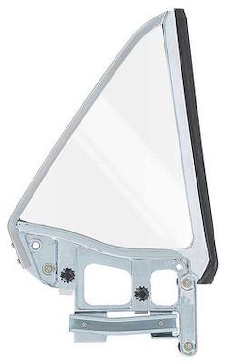 Quarter Window Assembly for1967-1968 Ford Mustang Coupe without Track [Clear, Left/Driver Side]