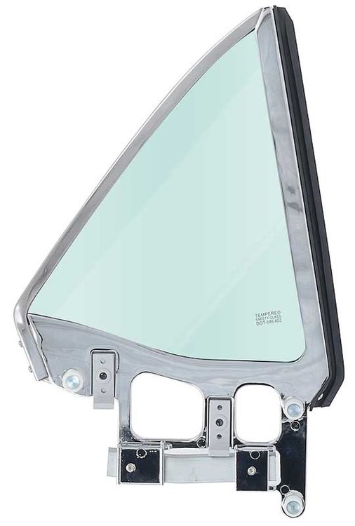 29959L 1964-66 Mustang, Quarter Window Assembly, Convertible, Tinted Glass, RH