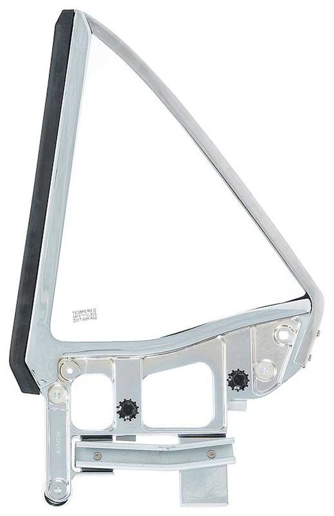 29959N 1967-68 Mustang; Quarter Window Assembly; Convertible; Clear Glass; RH