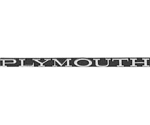 "Plymouth" Grille Emblem 1970 Barracuda