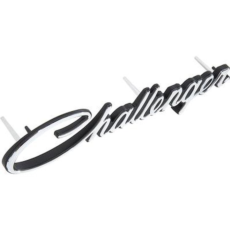2998546 1970 Dodge Challenger, Grill Emblem, Challenger Script, Each