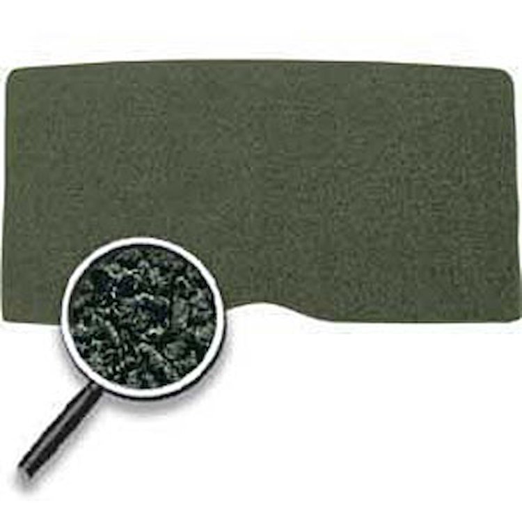 1969 F-BODY OER LOOP FOLD DOWN SEAT BACK CARPET DARK GREEN