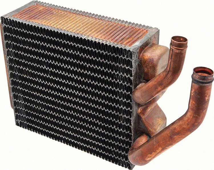 3005395 Heater Core Assembly-1964-66 Chevrolet. GMC Pikup, Panel, Suburban; with Economy Heater; Copper/Brass