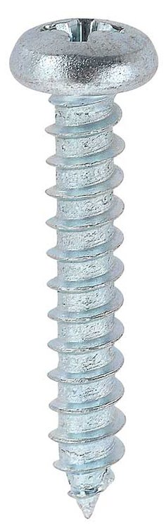 3079 Tapping Screw, #8 x 1", Phillips Pan Head, A/AB, Zinc