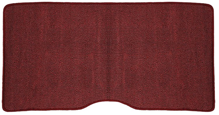 1969 Camaro / Firebird Red Loop Fold Down Rear Seat Carpet