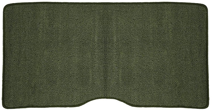 1969 Camaro / Firebird Moss Green Loop Fold Down Rear Seat Carpet