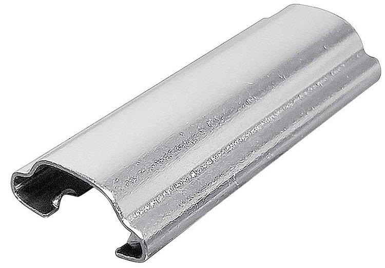 334150  Windshield Lockstrip Joint Clip, Chrome 1963-91 Chevy, GMC Truck