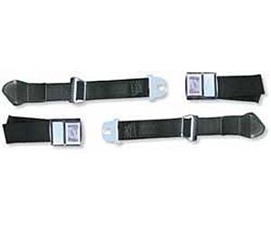 Front Seat Belt for 1965-1966 GM Passenger Cars [Black]