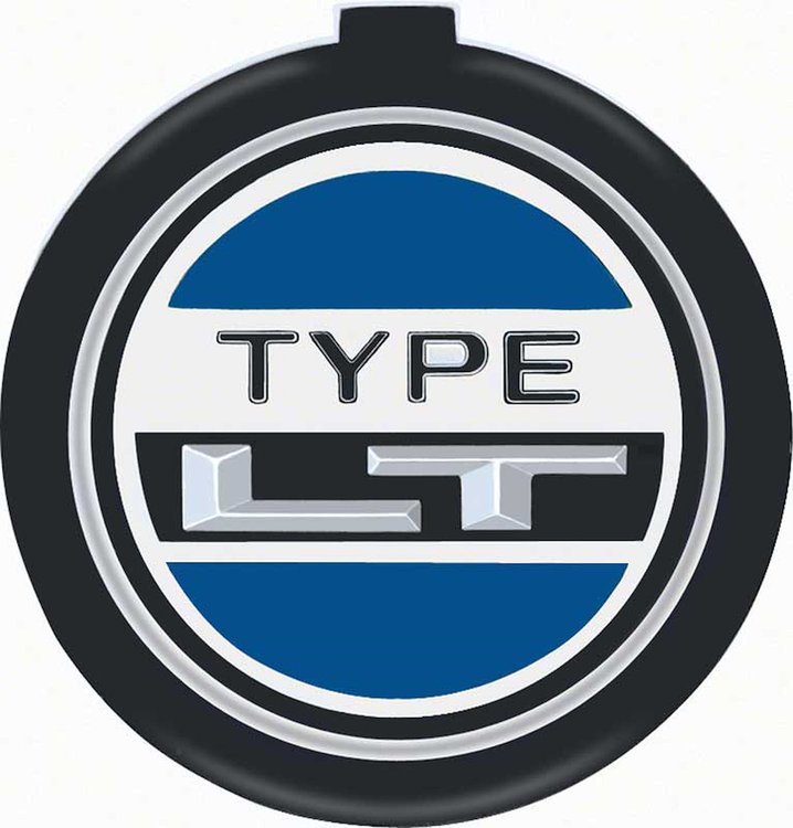 340315 Horn Cap Emblem-1973-78 Camaro; Type LT
