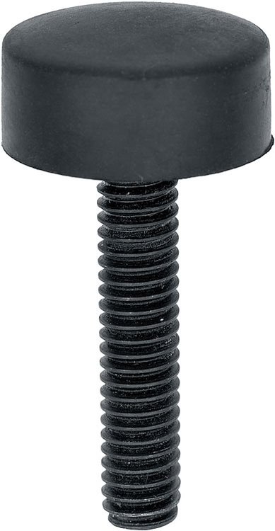 Hood Adjustor Bumper and Stud Fits Select 1954-1981 GM Models [Black]