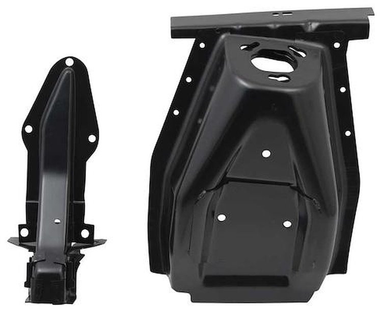 3438I Inner Shock Tower 1969-70 Mustang, Cougar; Complete; Passenger Side; EDP Coated