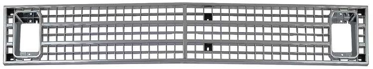 344351 Front Grill Assembly 1975 Chevrolet Nova LN, Standard; Chrome; OER